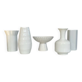 Set of 5 miniature vases from the 60s-70s.