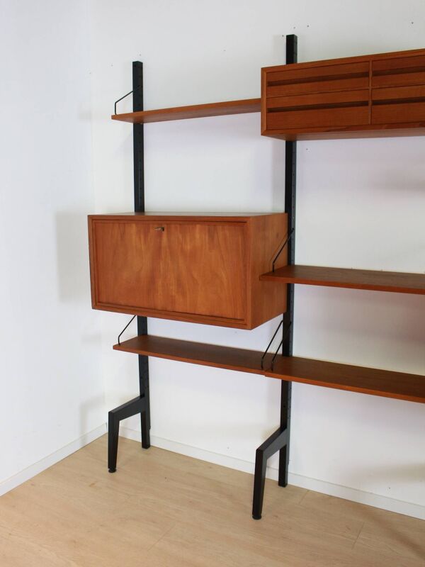 Étagère vintage par Poul Cadovius pour Royal System
