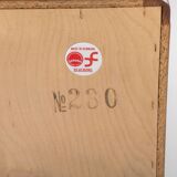 Tambour door sideboard by Johannes Andersen for C.F.C. Silkeborg, Denmark 1960s