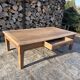 Table basse de ferme rénovée