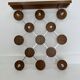 Vintage Scandinavianteak and Metal Coat Rack, 1960s