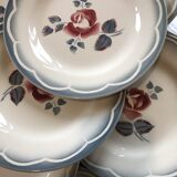 Set of 14 “Magali” Sarreguemines flat plates