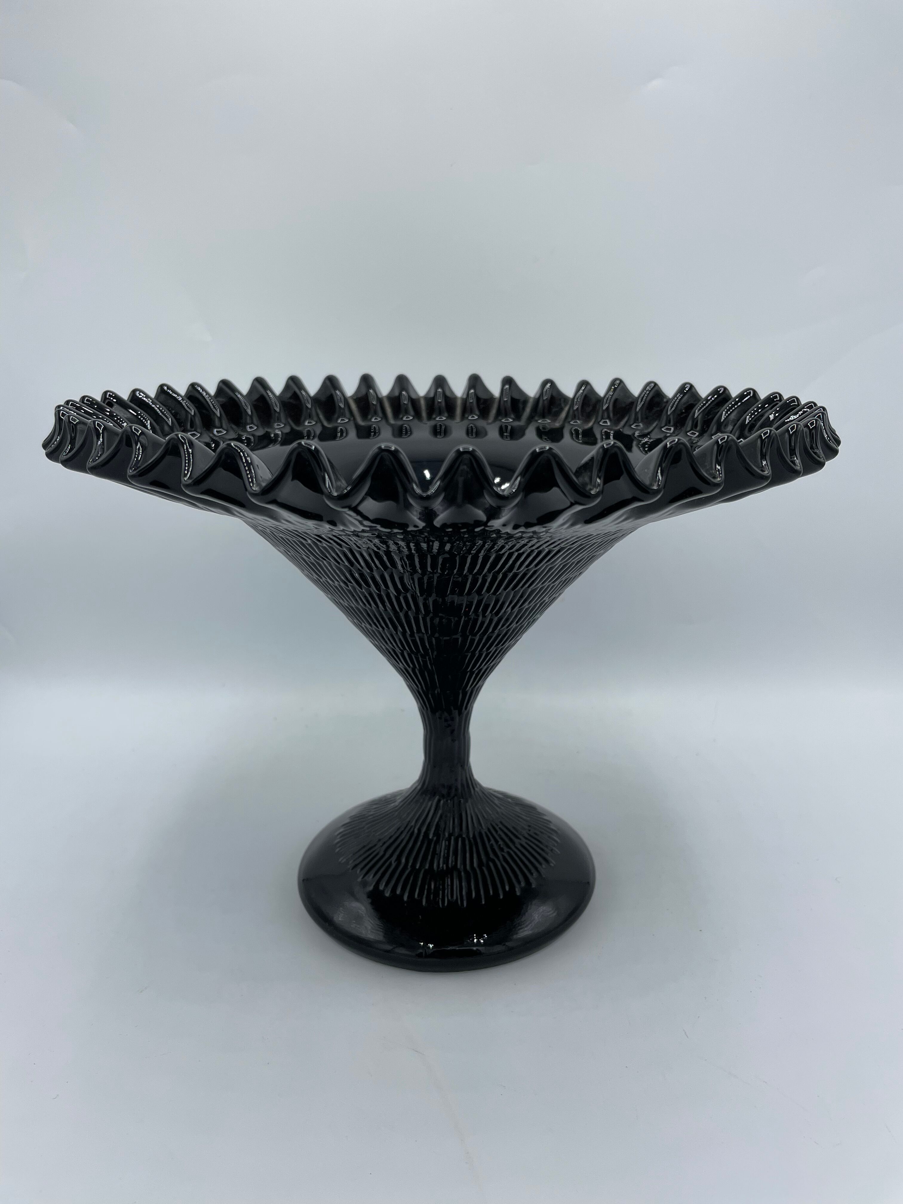 Vintage opaline stand cut