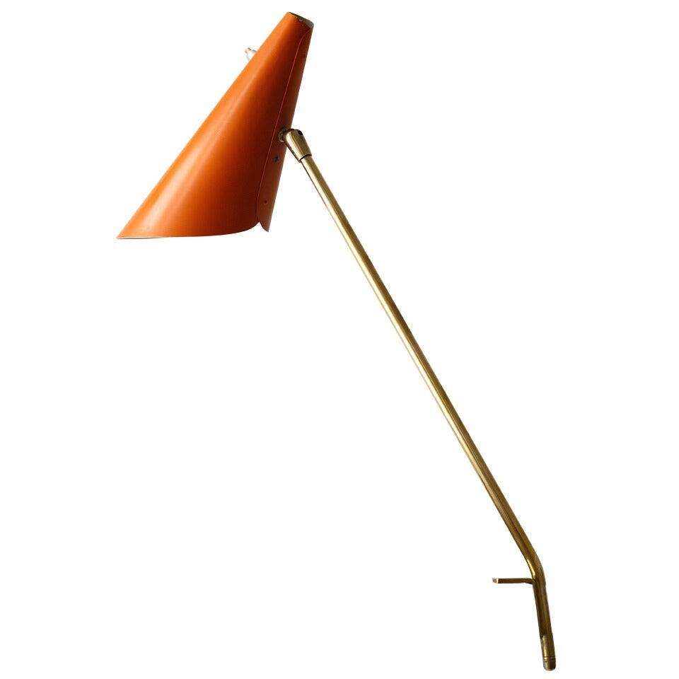 J.T. Kalmar "Style" Model Clamp Lamp Table Cone Midcentury, Vienna, 1950s
