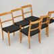 Ensemble de 6 chaises de salle à manger Bruno Mathsson Mimat Mi 401