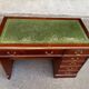 Rosjohn 1950s English Solid Mahogany Desk