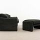 Canapé 2 places & pouf maralunga de Vico Magistretti, Cassina