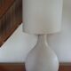 Table lamp ovoid shape with lampshade