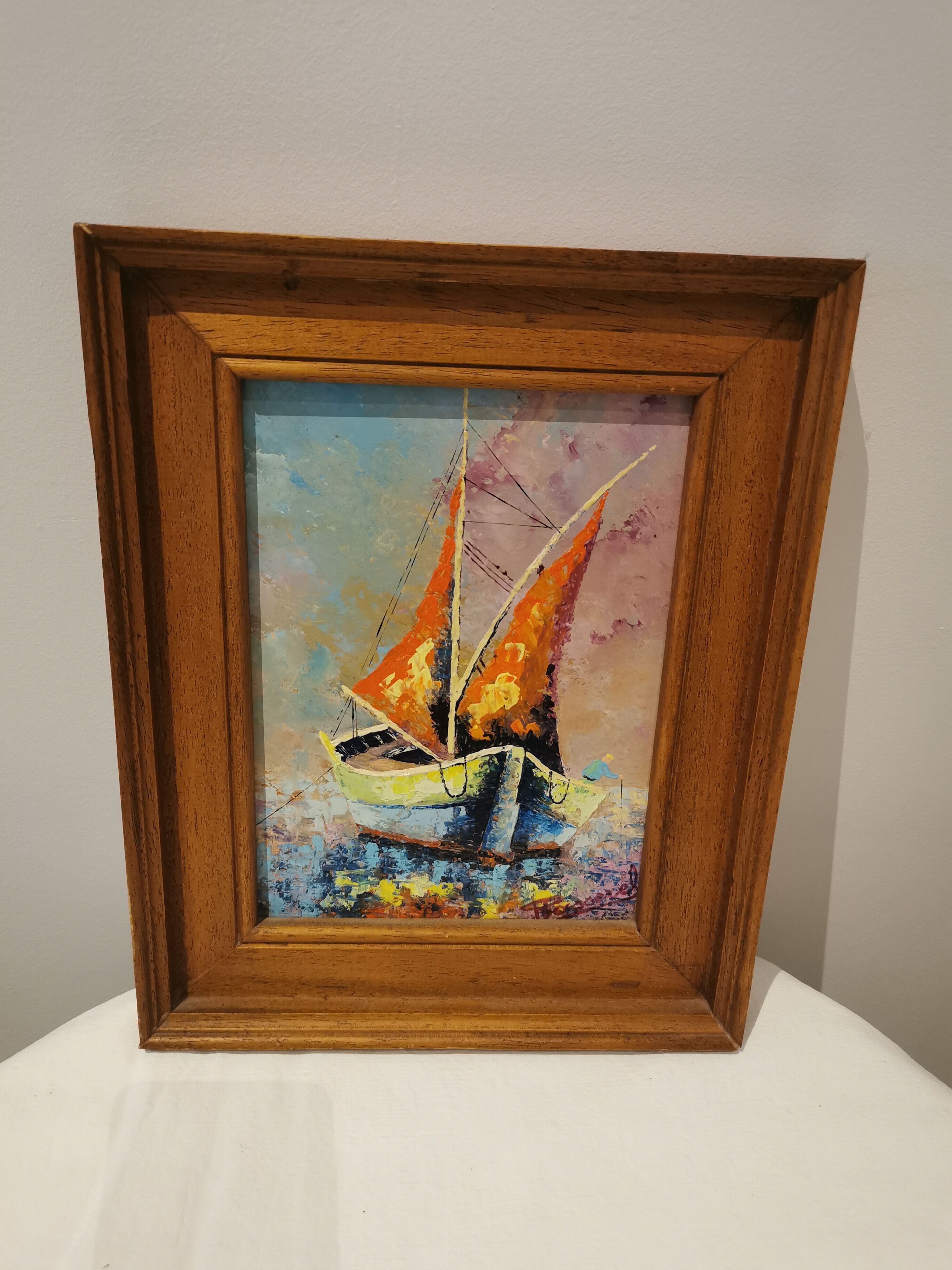 Huile sur bois