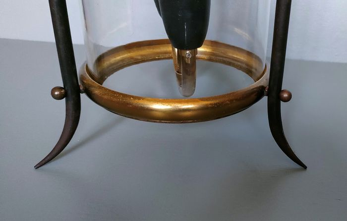 Lantern cage cylinder two fires medieval style - 1940s / 1950s