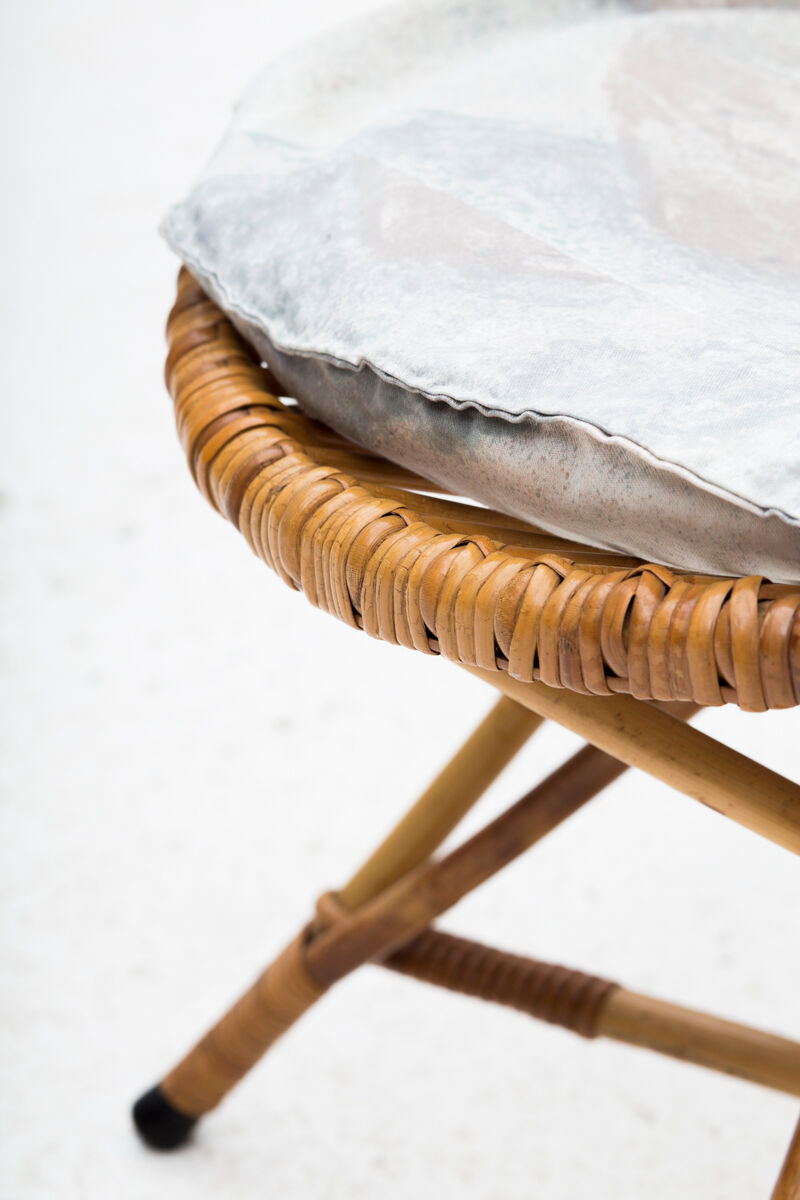 Rattan side chair, Dutch design, 1950’s