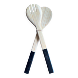 Pair of cutlery bamboo salad