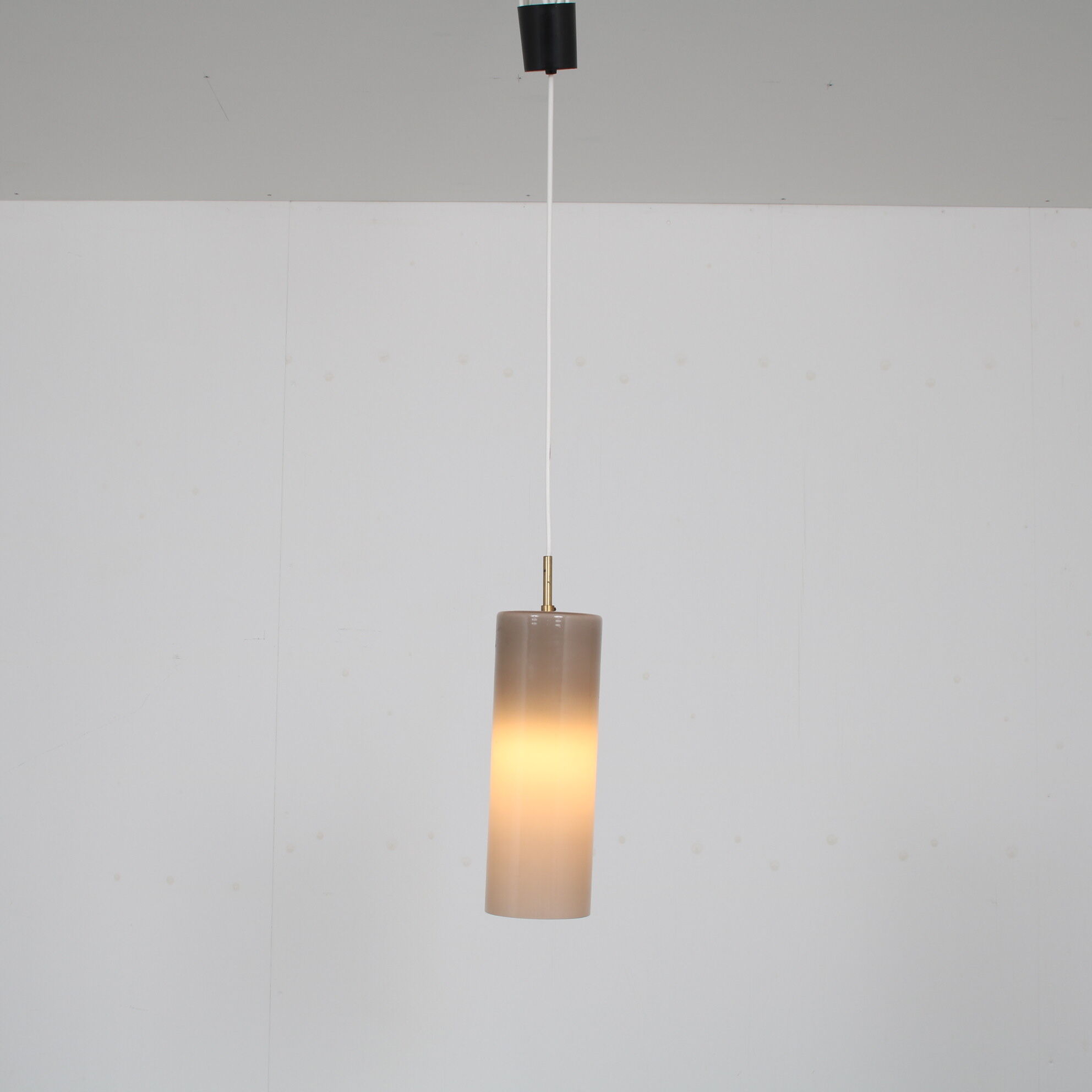 1960s Glass hanging lamp by Gino Vistosi for Venini, Italy
