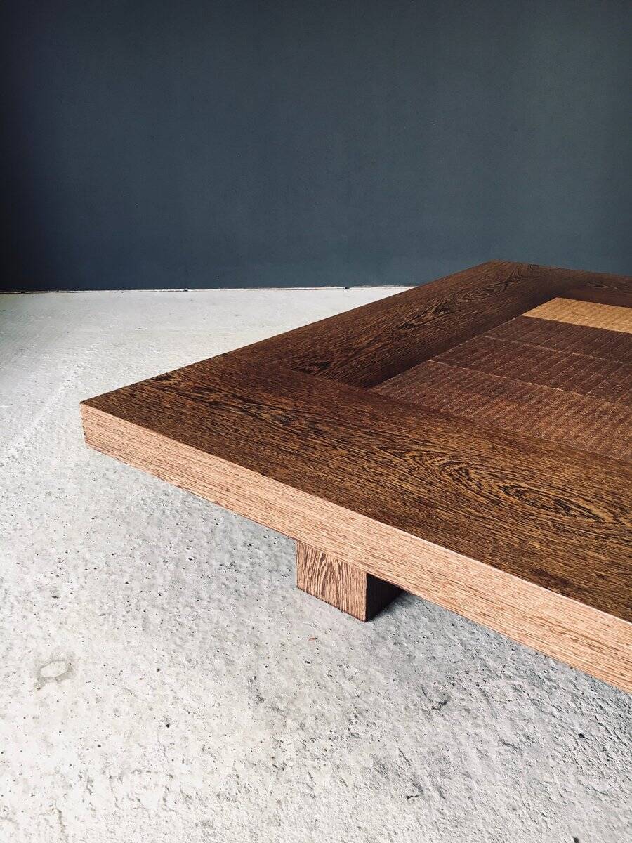 Postmodern Wengé Coffee Table, 1990s