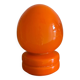 Lampe vintage Space age en verre orange