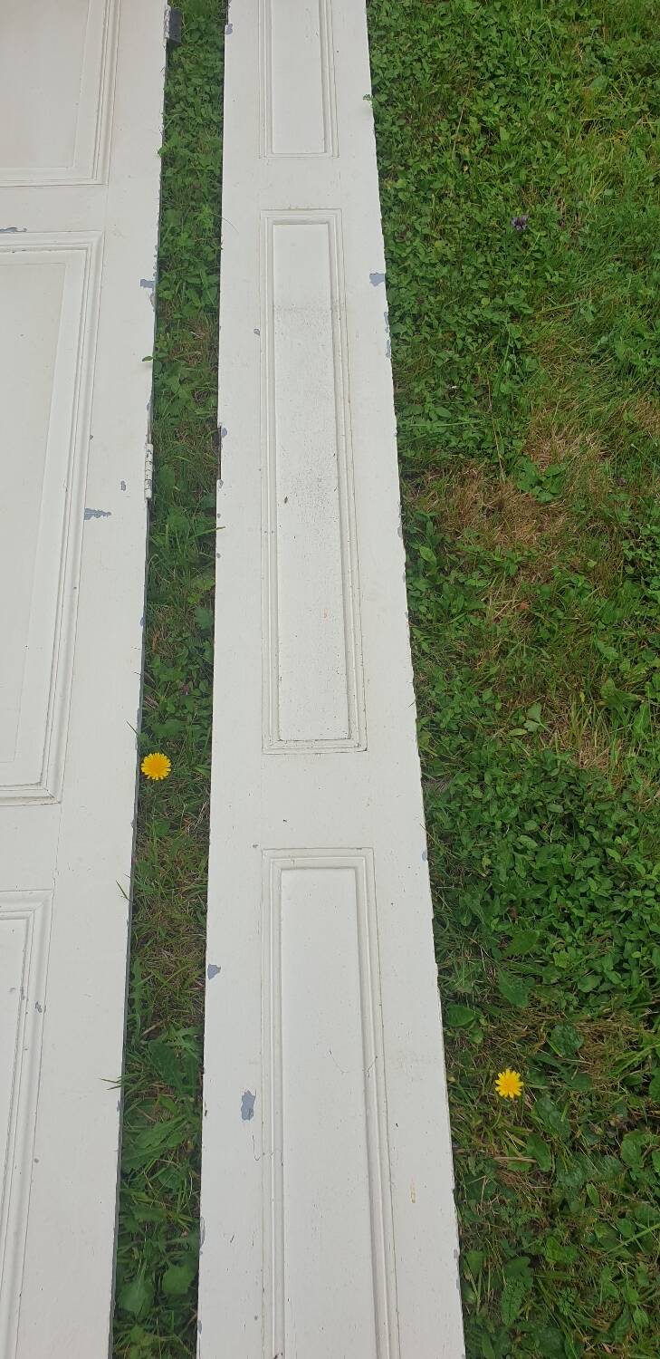 Pair of doors and their frame