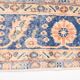 Orange & blue oriental turkish vintage rug