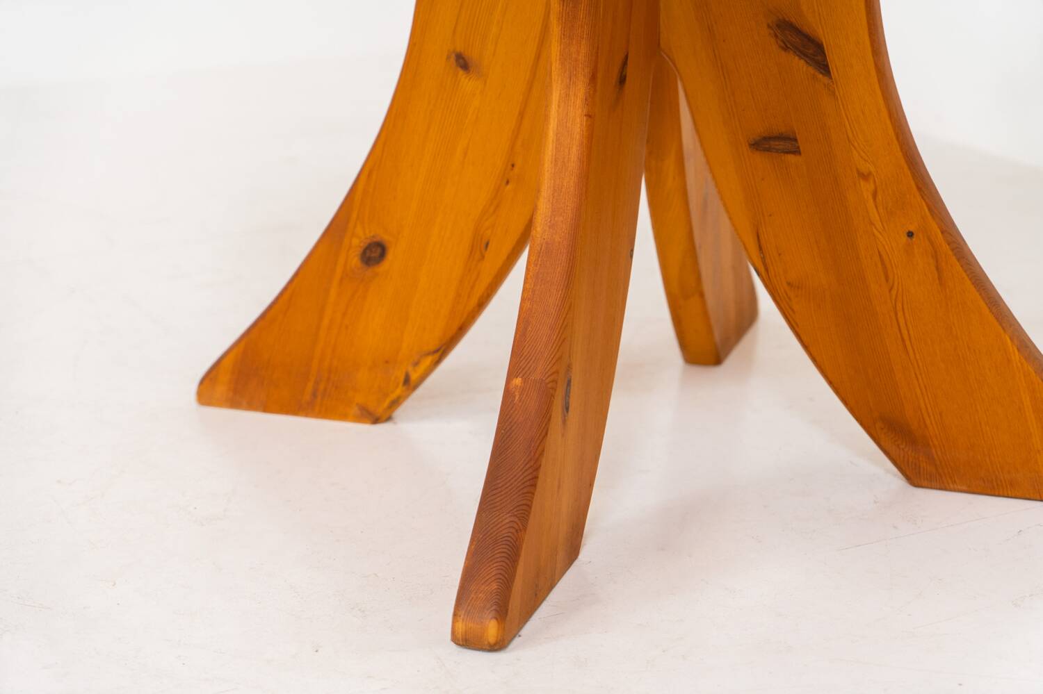 Dining set in pine with 4 chairs by Vamdrup
