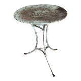 Old garden or bistro pedestal table