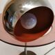 Lampe de table Space Age, en aluminium, métal et plexi plastique