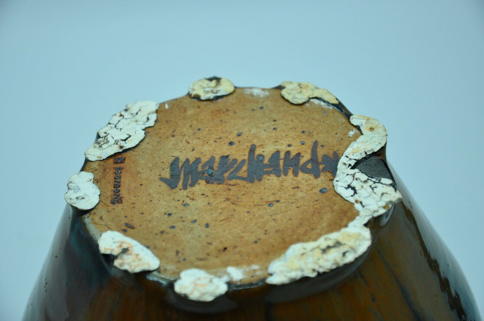 Flamed enamelled vase by Jacques Marchand the tourie collection 1