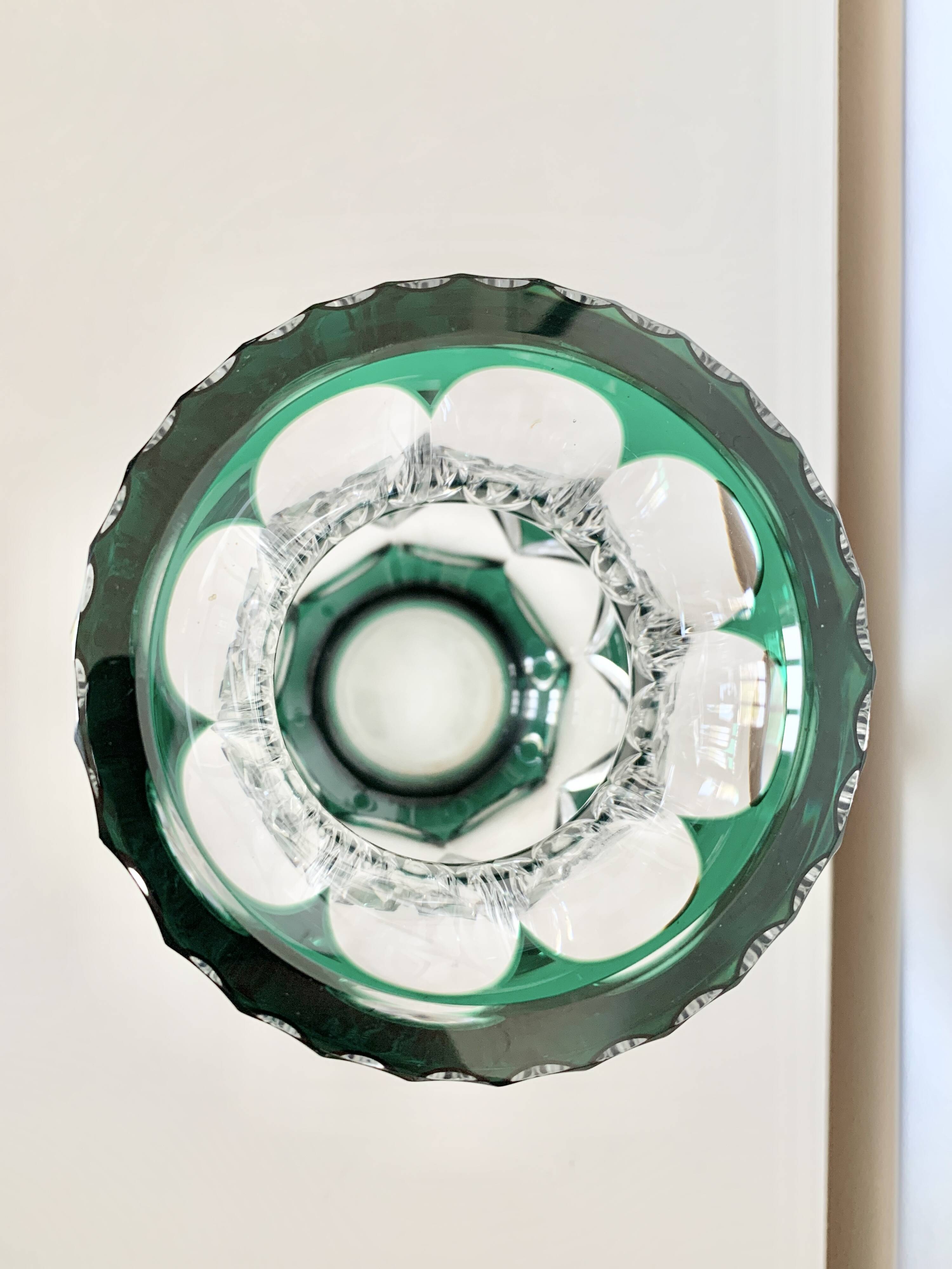Val Saint-Lambert crystal vase