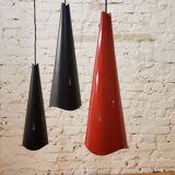 Vintage perforated metal suspensions