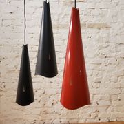Vintage perforated metal suspensions