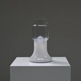 Glass Italian table lamp, 1970s Italy.