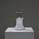 Glass Italian table lamp, 1970s Italy.