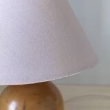 Walnut wood ball lamp