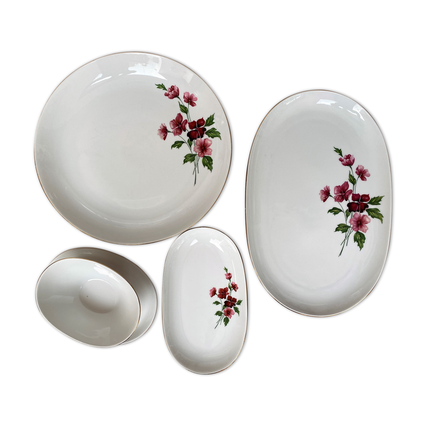 Set of 4 serving dishes