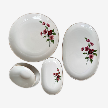 Set of 4 serving dishes