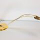 Vintage Cobra Desk Lamp in Brass and Acrylic from Grupo Mci, 1970