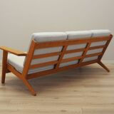 Oak sofa, Danish design, 1960s, designer: Hans J. Wegner, manufacturer: Getama