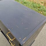 Old chest of drawers with compass feet