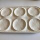 Dish in white gien earthenware
