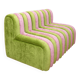 Pink and green velvet bench 2 seas