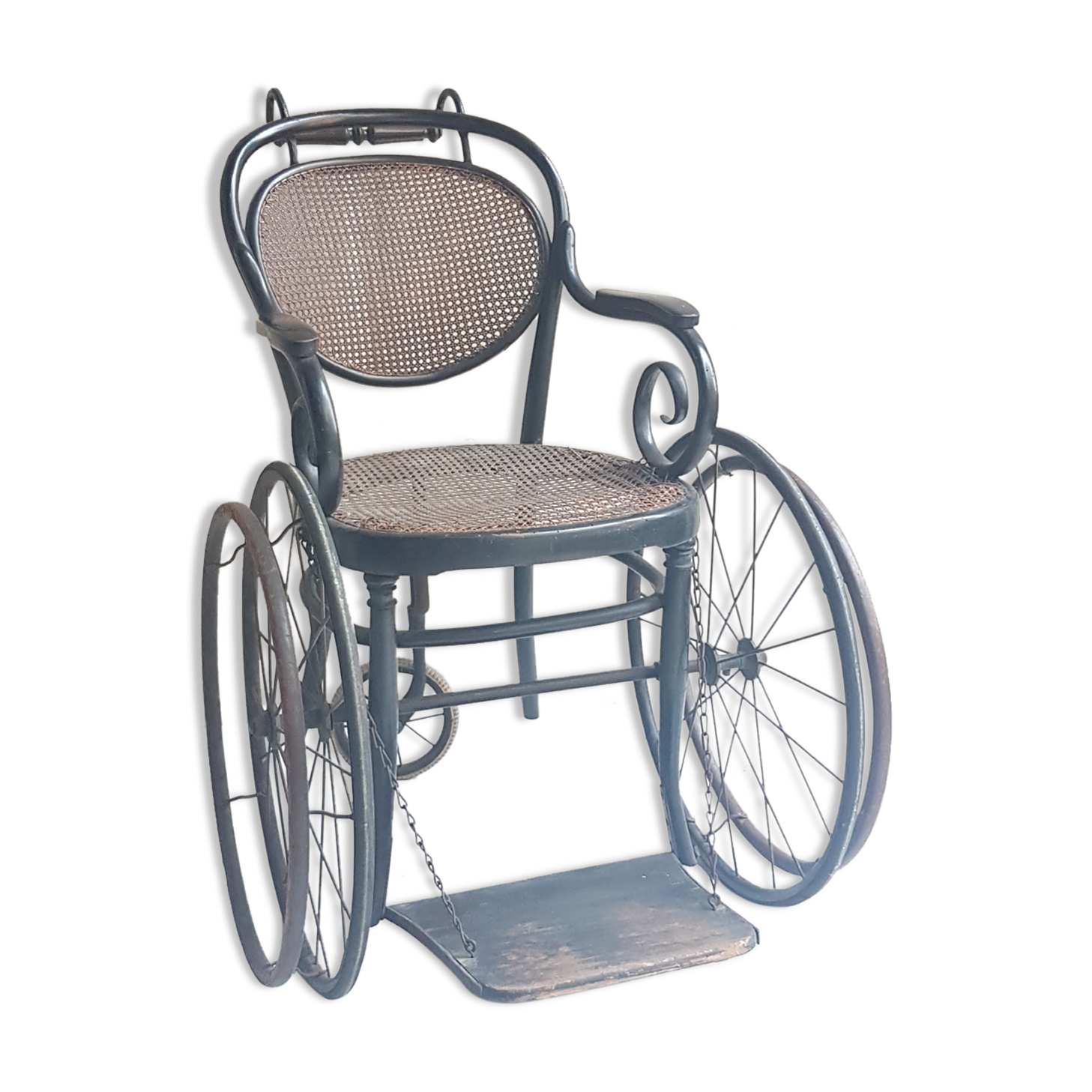 Former wheelchair signed "Josef Hofmann" in Vienna
