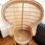 Emmanuelle rattan armchair