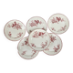 Assiettes plates Favori Sarreguemines rose