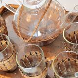 Glass tea service by Ilse Decho for Jena Glas, Germany, 1960