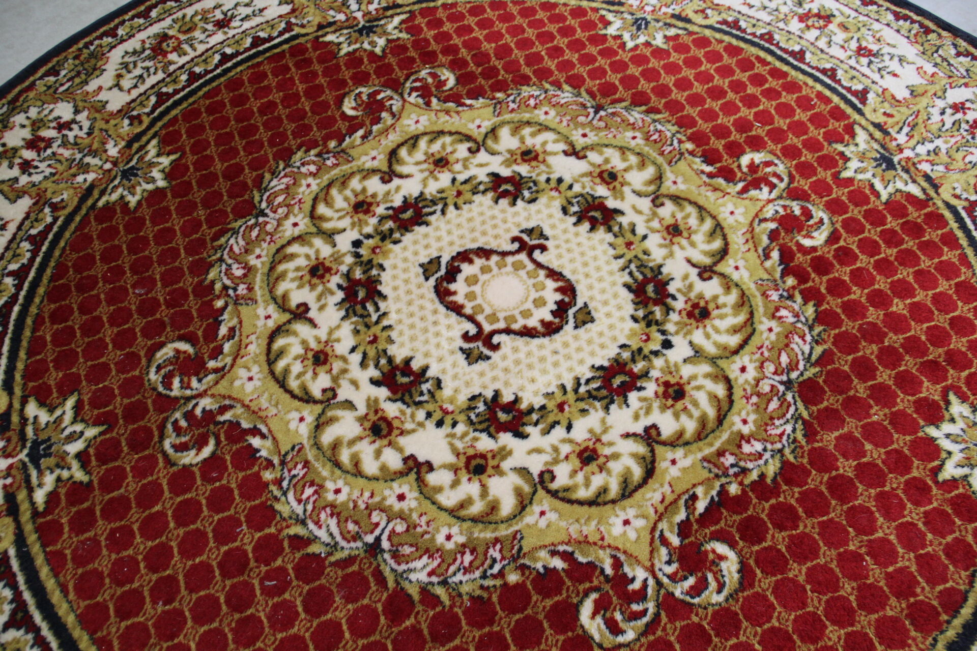 Tapis rond en laine 200cm