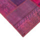 Hand-knotted turkish vintage 180 cm x 236 cm pink patchwork carpet