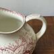 Antique pink ironstone toilet pitcher