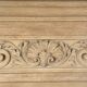 Carved solid oak fireplace mantel
