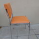 Table is kitchen chairs orange formica vintage year 60 70