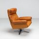 De Sede DS-31 high-back lounge chair in natural leather, Switzerland, 1970