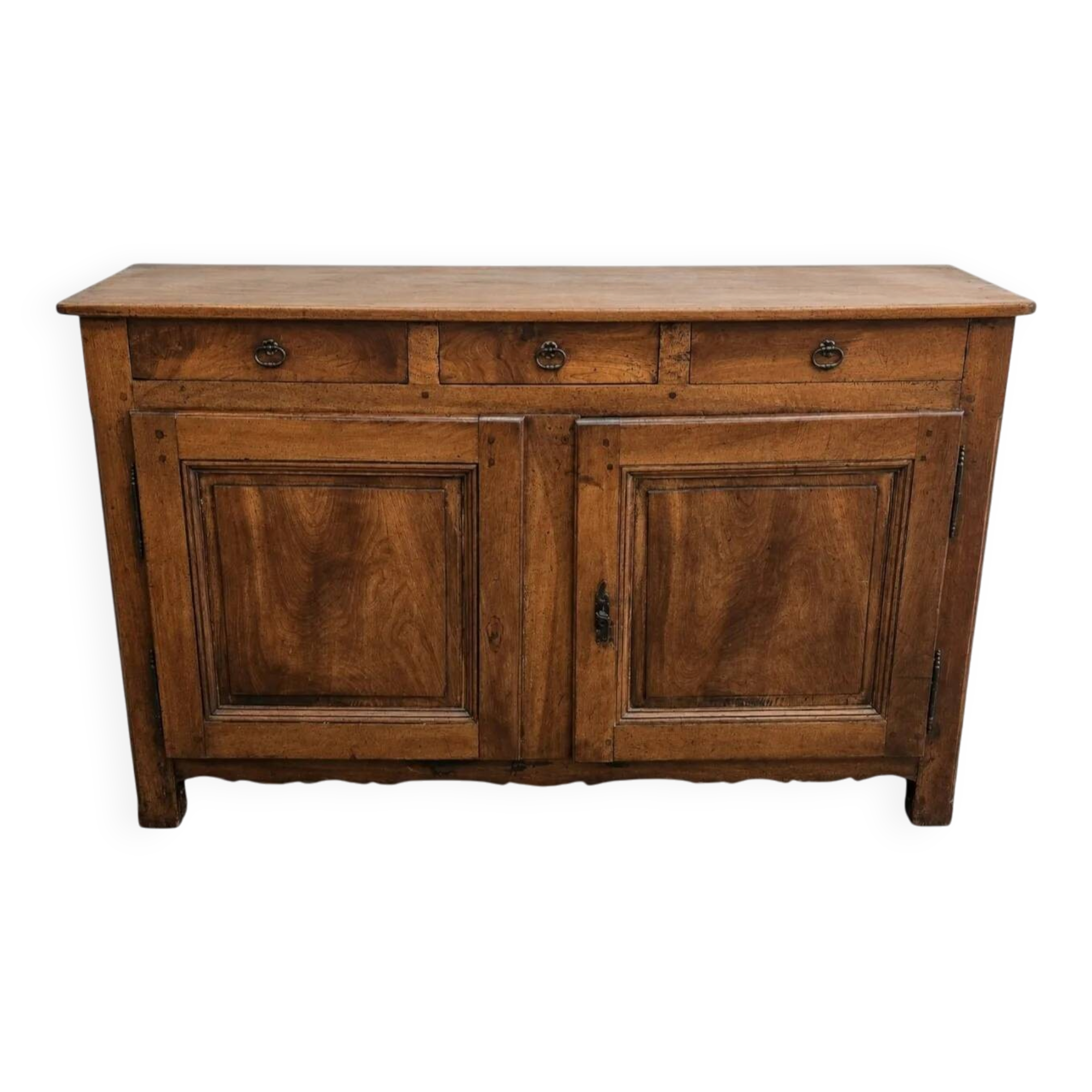 19th-century walnut buffet – 3 drawers