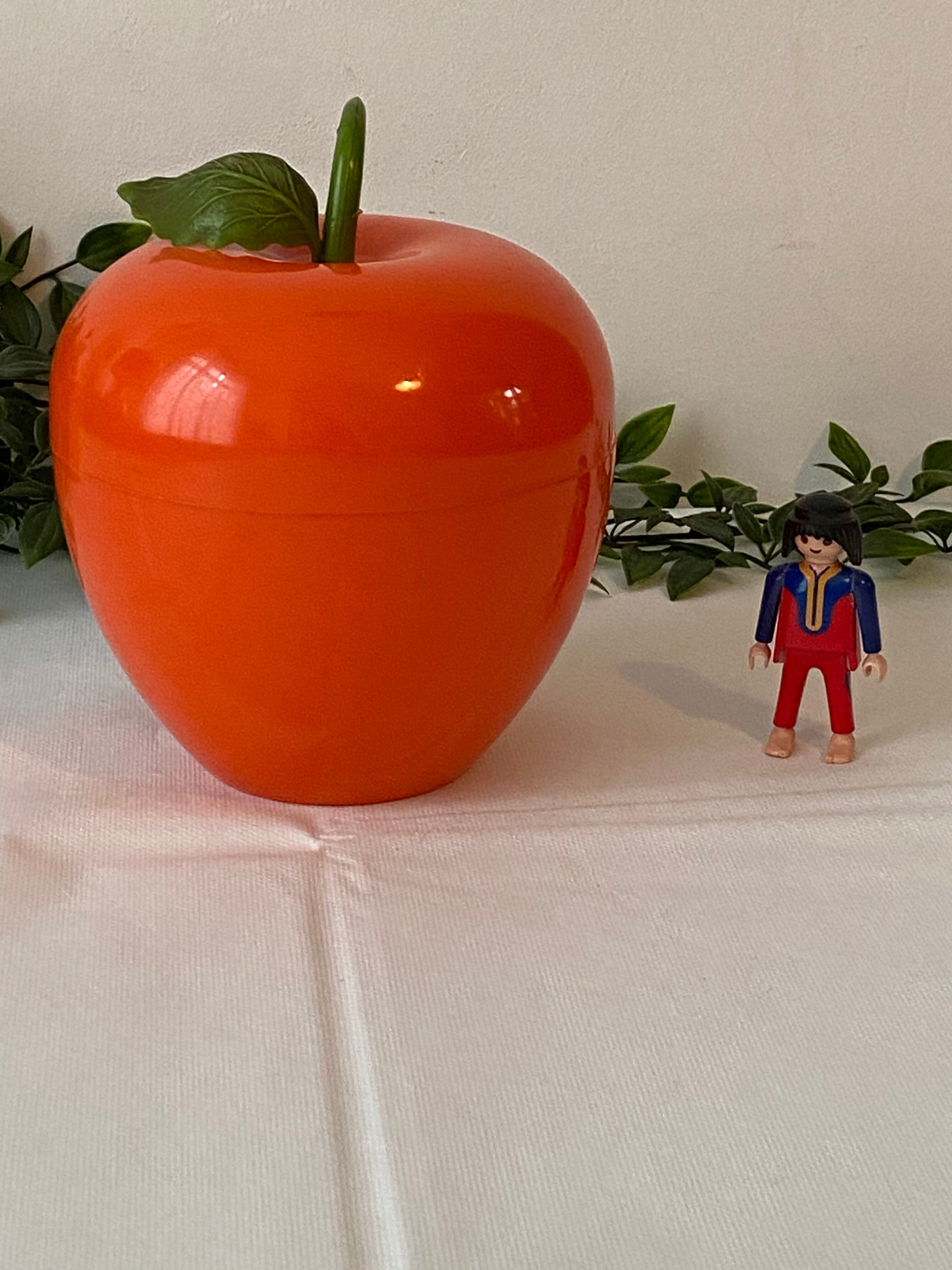 Orange apple ice bucket
